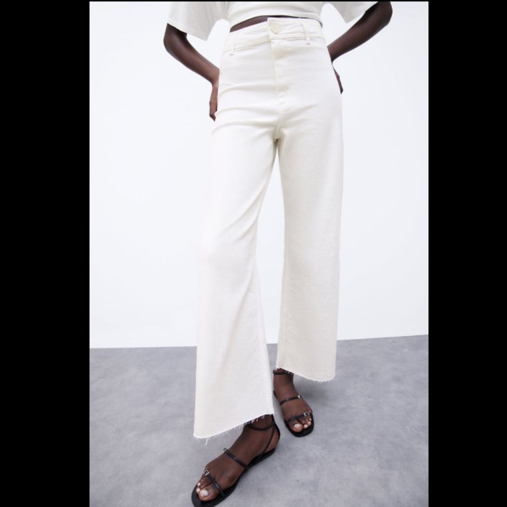 ZARA marine straight jeans